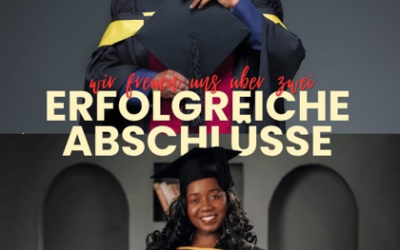 Bildung verändert Leben – zwei junge Frauen, zwei erfolgreiche Abschlüsse